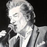 portrait eddy mitchell huile