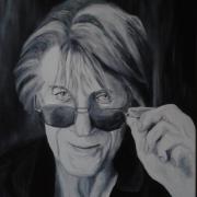 portrait jacques dutronc huile