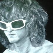 portrait michel polnareff huile
