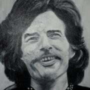 portrait jean ferrat huile
