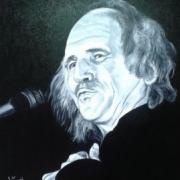 portrait leo ferre huile