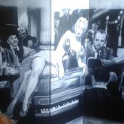 paravent marilyn monroe huile