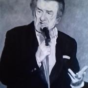 portrait eddy mitchell huile