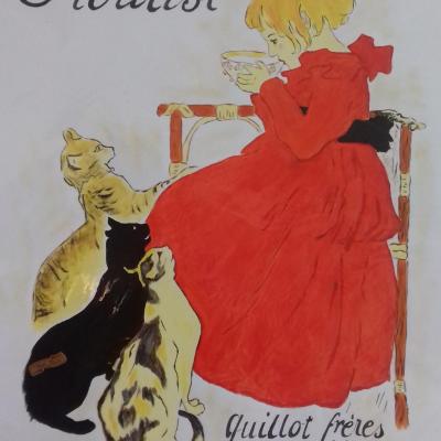 affiche publicitaire du lait de la vingeanne