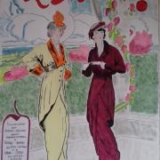 affiche publicitaire de la revue la mode