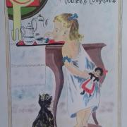 affiche publicitaire du chocolat poulain