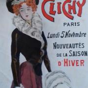 affiche publicitaire du magasin a la mode clichy